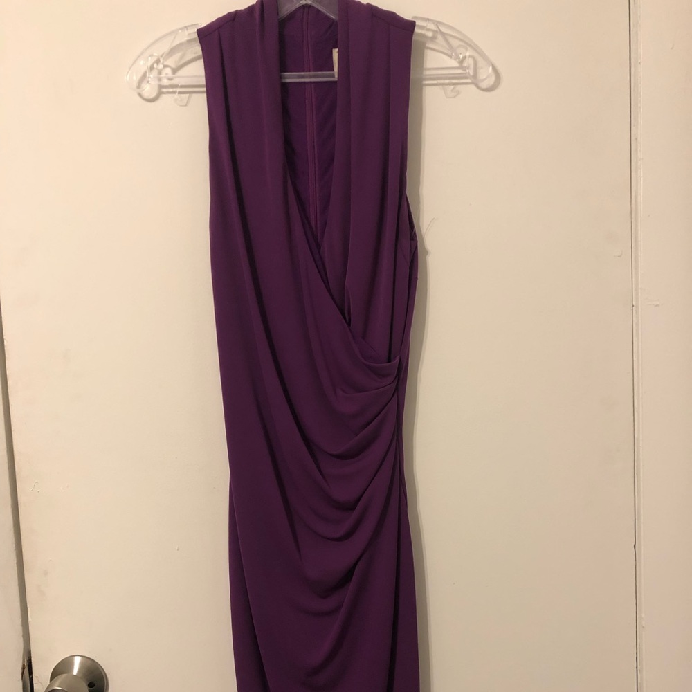 Nicole Miller Ponte “Stefanie” Dress in Purple
